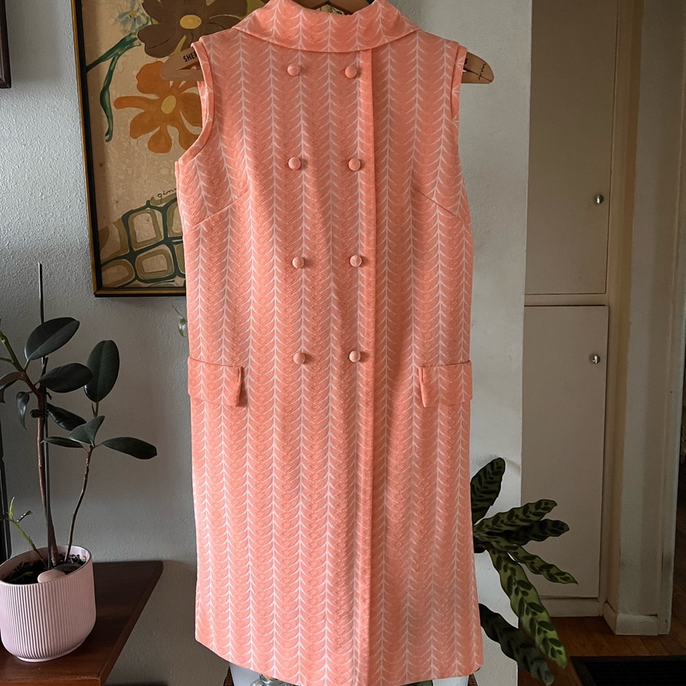 Vintage Pink and White dress!
